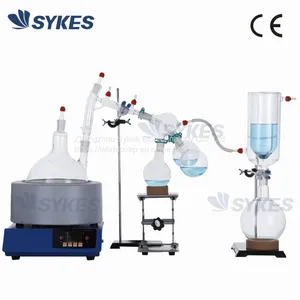 Chemical Laboratory Small Herb Essential Oil Extraction Apparatus 1Liter Short Path Distillation System thumbnail-1