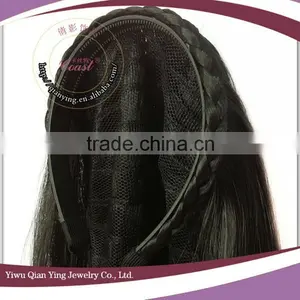 Sleek Natural Black Synthetic Hair Extensions With Headband for Black Hair thumbnail-2