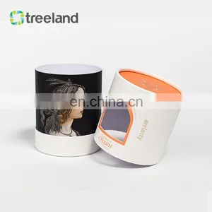 High Quality Cosmetics Packaging Customized Round Paper Tube Recyclable Box thumbnail-2