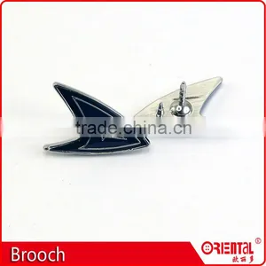 Enamle Metal Badge Straight Suit Brooch Pin for Men thumbnail-5