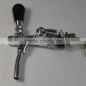 Chrome Plated Draft Beer Faucet - Spout Tap Bar Kegerator , Ajustable, Homebrewing, NEW thumbnail-1