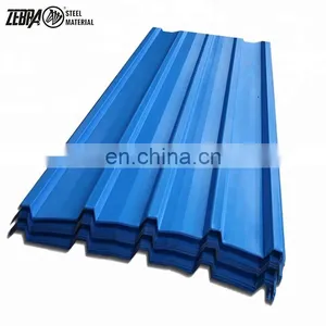 Color Blue RAL 5015 Corrugated Metal Roof Tile Sheet Price thumbnail-1