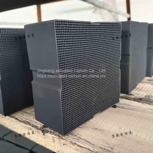 Honeycomb Activated Carbon for Removal of Tar Sticky Impurities Waste Gas thumbnail-3