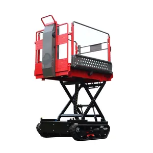 Garden Crawler Type Remote Control Electric Scissor Lift Work Platform thumbnail-4
