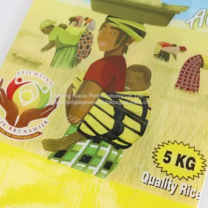 China Manufacturer pp Woven 20kg 25kg 50kg Weave Packaging Polypropylene Bags pp Woven Rice Bag thumbnail-3