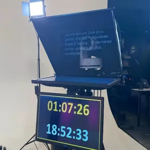 Simar Best Selling 20/22/24/27/32 Inch Self-reversing Flip Monitor M-ZYS20/22/24/27/32 Teleprompter Include Software ,flight Case thumbnail-1