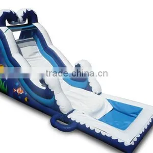 Inflatable Floating Water Slide With Pool for Kids and Adults thumbnail-3
