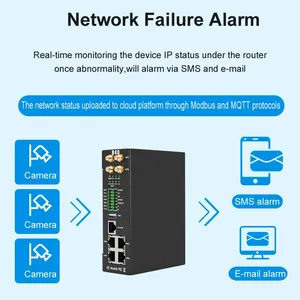 4G LTE Industrial Wireless Router With MQTT/Modbus With DI DO RS485/232 for Power Monitoring in Server Rooms thumbnail-2