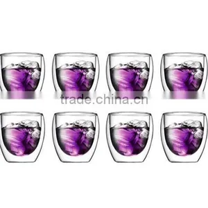 Prevent Cracking Double Wall Glass Cup Coffee Glass Cup Quality Choice thumbnail-4