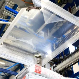Chinese Supplier Automatic Cold Stretch Hood and Shrink Wrapping Machine thumbnail-1