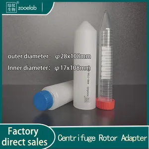 Centrifuge Adapter 50ml Conical to 15ml 10ml Conical Tube Sleeve, 50ml Rotor Capacity Conversion, Nylon Material thumbnail-1