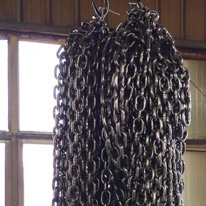 Mining Scraper Chain φ 14× 50 Manganese Steel Heat Treatment High-Strength Mining Round Link Chain thumbnail-4