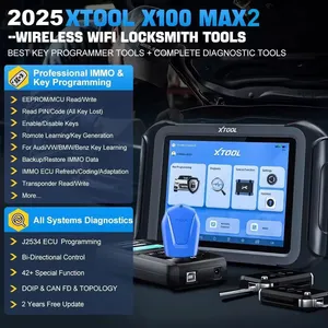 XTOOL X100 MAX2 Auto Key Programmer With J2534 VCI and KC501 Supports 42 Service Functions ECU Programming Topology Update of X100 PAD3 thumbnail-2