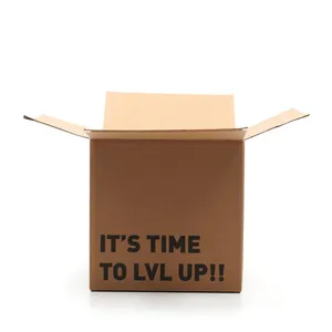 Natural Materials Strong Hot Sale Custom Kraft Paper Shipping Box Corrugated Box for Shipping thumbnail-4