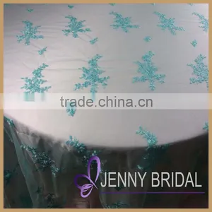 TL002P3 Made in China Small MOQ Turquoise Wholesale Lace Tablecloths thumbnail-1