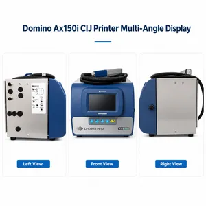 New Original Domino Ax150i Continuous Inkjet Printer Small Character Date Coding Machine thumbnail-4