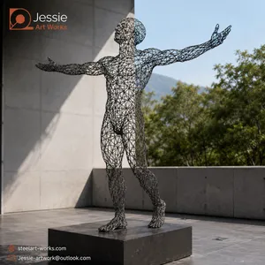 Fiberglass Human Figure Statue for Indoor Decoration thumbnail-2