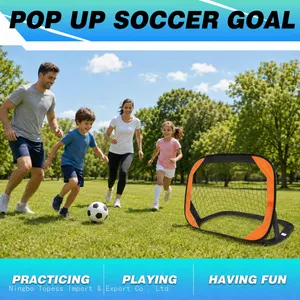 Kids Soccer Goals for Backyard Set, Portable Soccer Goal Nets, Pop Up Mini Toddler Soccer Net ,Outdoor Games Gifts for Kids thumbnail-3
