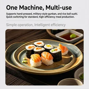 Professional Automatic Sushi Rice Ball Forming Machine Adjustable Weight Nigiri Maker Onigiri Robot for Japanese Restaurant thumbnail-3