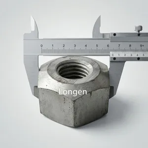 Vollgewinde-Stange mit Vorspannmutter und Ankerplatte für Hangschutz, Steinschlagnetze/Steingefache/Brückenbau thumbnail-5