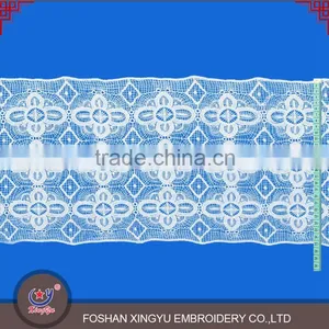Best Selling Products Cotton Fabric Embroidery Neck Trim White Eyelash Lace With Low Price thumbnail-1