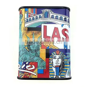 Pretty Tin Containers,large Space Tin Cans,sliver Can thumbnail-1