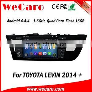 Wecaro Android 4.4.4 Car Dvd Player Quad Core for Toyota Levin Car Dvd Gps Stereo tv Tuner 2014 2015 thumbnail-1