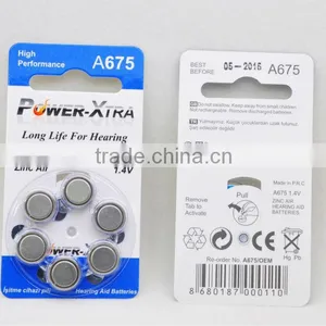1.4v Hearing Aid Battery A675 thumbnail-1