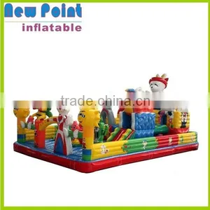 Inflatable Amusement Park With Cartoon Toys ,fun City for Kids,fun City Park thumbnail-1