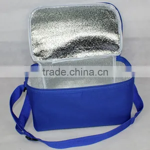 Factory Wholesale OEM Polyester Lunch Bag With Inner Tinfoil Layer Insulated thumbnail-3