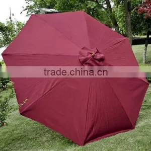 9 Foot Light Wood Poly Market Umbrella thumbnail-6