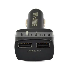 PTTC Display Voltage Mobile Phone Dual Usb Car Charger for Ipad thumbnail-1