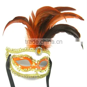 Masquerade Ball Supplies Feather Masks thumbnail-1