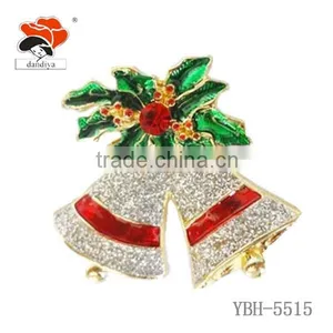Beautiful Elegant Fashion Brooch,rhinestone Christmas Brooch for Wedding or Other Party Wholesale China thumbnail-1