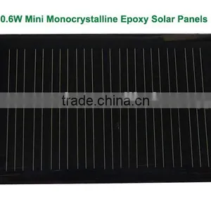 0.6W Mini Monocrystalline Epoxy Solar Panels thumbnail-1