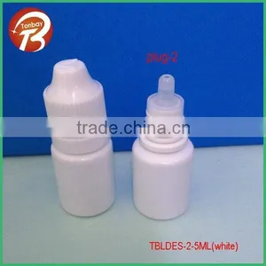 5ml White Plastic Dropper Bottle With Child Resistant Cap&needle Long Thin Tips thumbnail-3