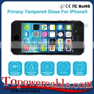 Tempered Glass Anti-Spy Screen Protector For Iphone 5 thumbnail-3