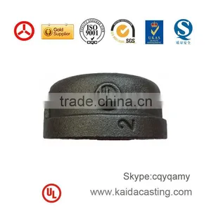 ISO,SGS Black Cast Iron Pipe Cap 300 thumbnail-1