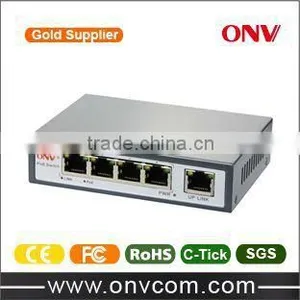 10/100M 4 Port Poe Switch for IP Camera 48V 802.3af thumbnail-1
