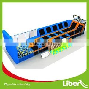 Matching Excited Basketball Hoop Rectangle Kids Trampoline Bed thumbnail-2