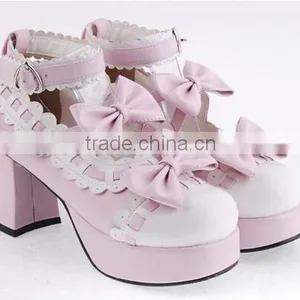 Camping Woman Shoe 2016 Costume Jewelry Bow Lady Shoes thumbnail-1