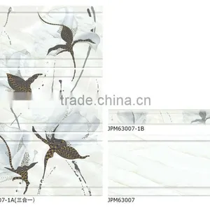 Foshan Lowest Floor Tiles for Bathroom 300x600 Ceramic Wall Tiles Decoration thumbnail-1