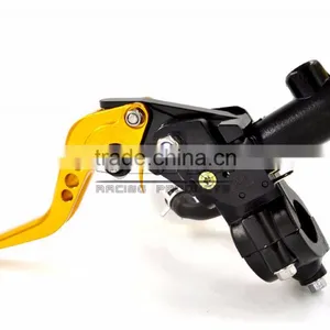 BJ-LS-006 CNC Billet Brake Clutch Master Cylinder Reservoir Lever Universal thumbnail-5