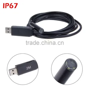 2M Cable Length Waterproof USB Endoscope Tube Snake Borescope Video Inspection Camera 2.0M HD 1080*720P With 4 LEDs 10mm Lens thumbnail-6