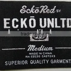 2015 China Manufacturer Factory Custom Black Woven Patch for Garment thumbnail-1