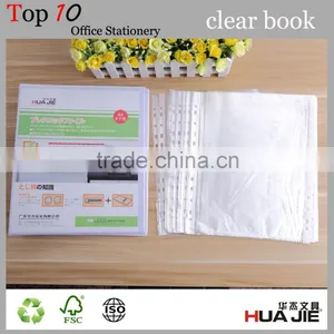 A4 Size White Creative Pvc Clear Book Ring Binder thumbnail-1