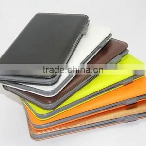 AWC455 8000mAh Leather Built In Input and Output Cable Power Bank Mobile Power Pack thumbnail-1