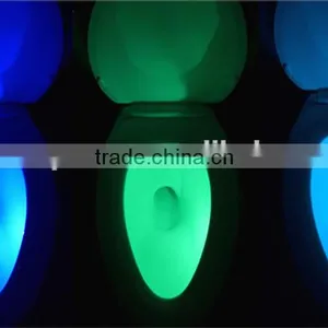 8 Color Changing LED Sensor Light Bathroom Toilet Lamp thumbnail-1