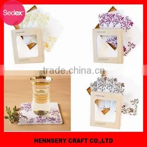 Customized Logo Tea Cup Coaster thumbnail-1