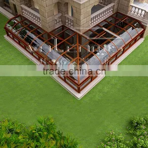A6 Deft Design and Elegant Shape Aluminium Greenhouse/sun Lounge thumbnail-1